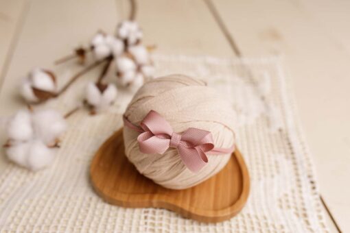 Headband Laço | 1 a 12 meses | Rosa Antigo