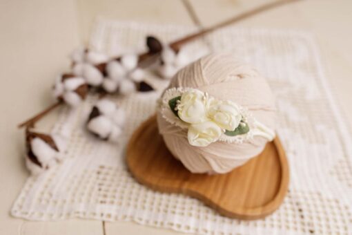 Headband Melinda | 01 a 12 meses | Creme